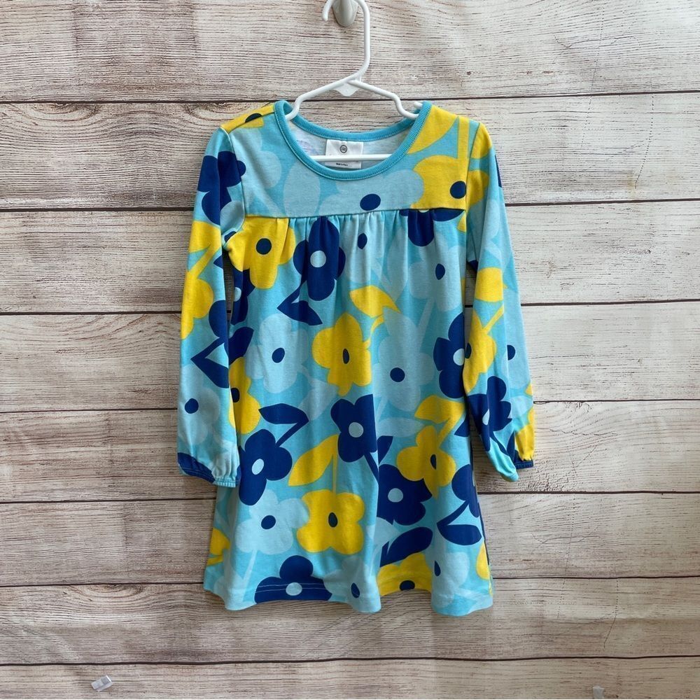 HANNA ANDERSSON DRESS IN BLUE FLORAL PRINT‎